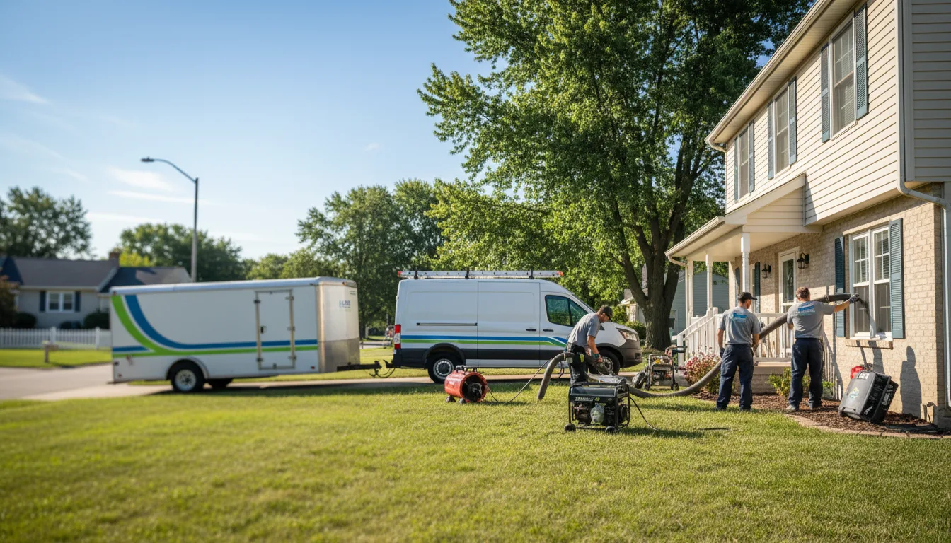 Flooded Basement Restoration And Cleanup With Repair in Traer, IA near me